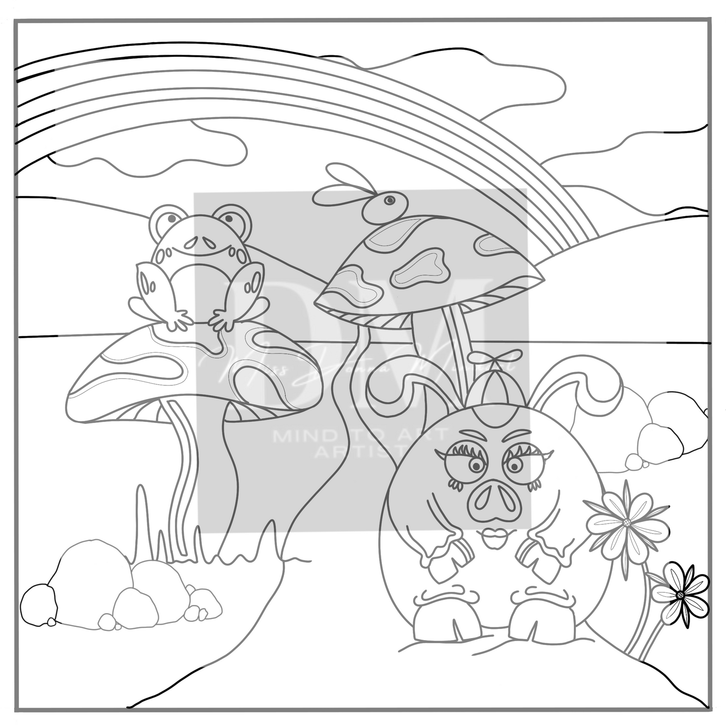 Brenda and Eddy colouring booklet