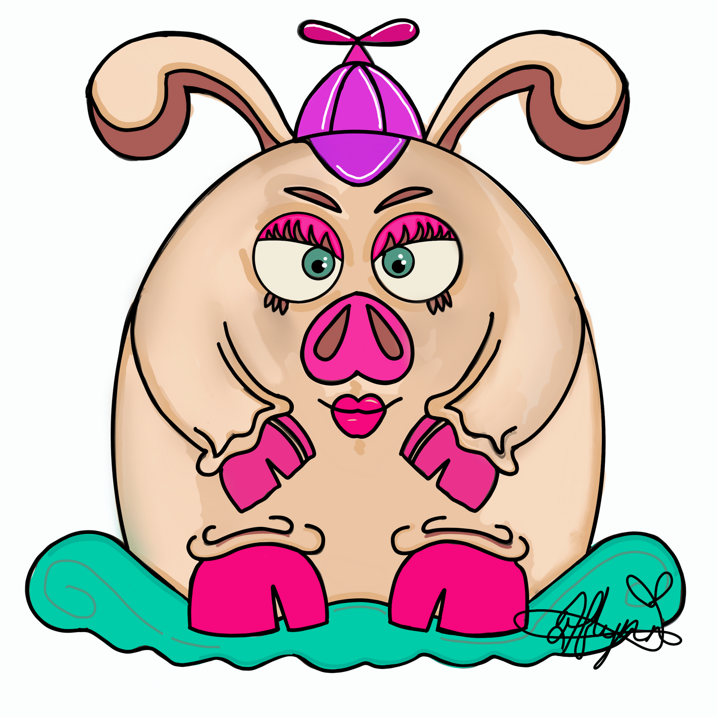 Brenda and Eddy colouring booklet