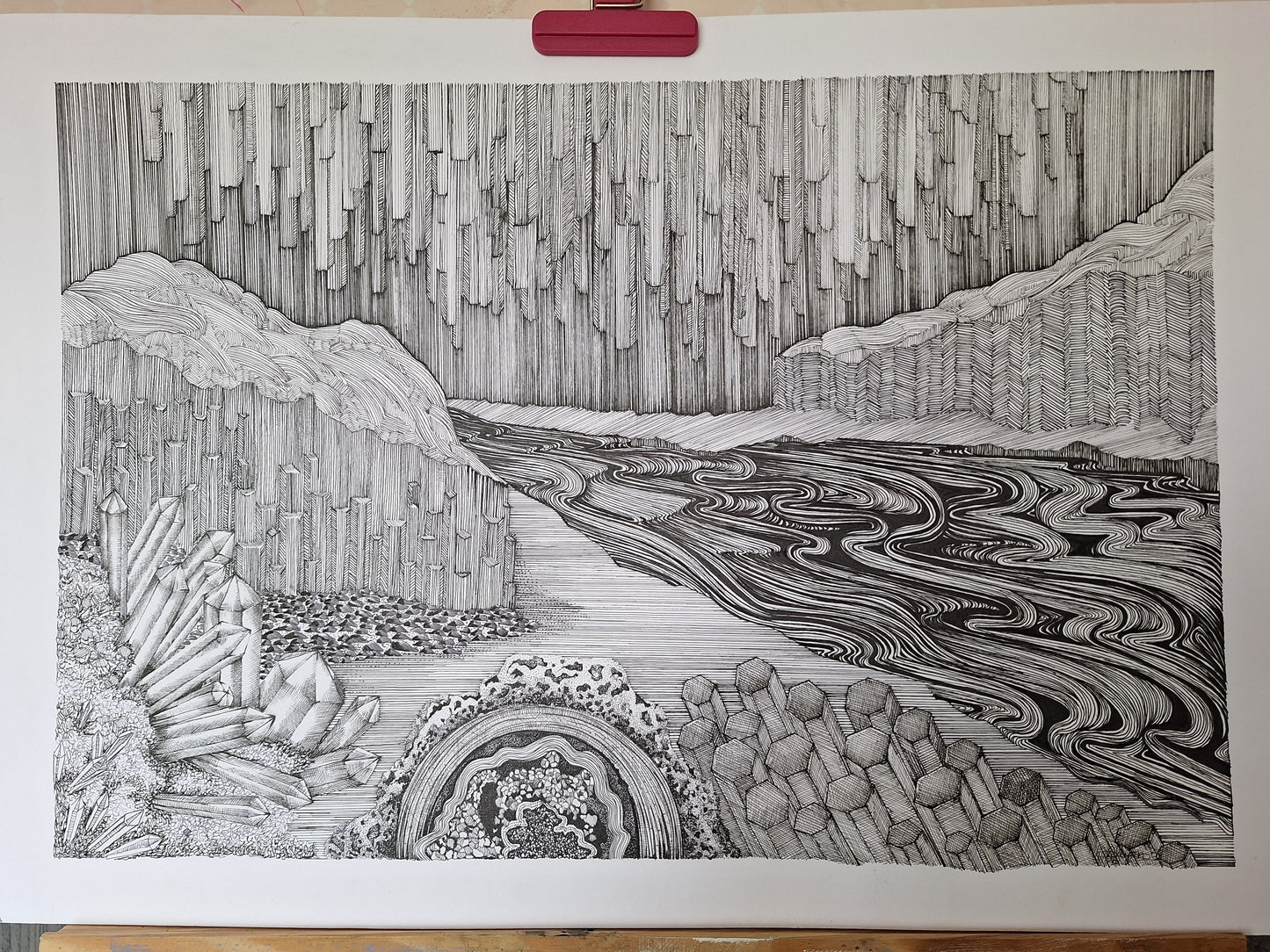 “Stones Flow” original