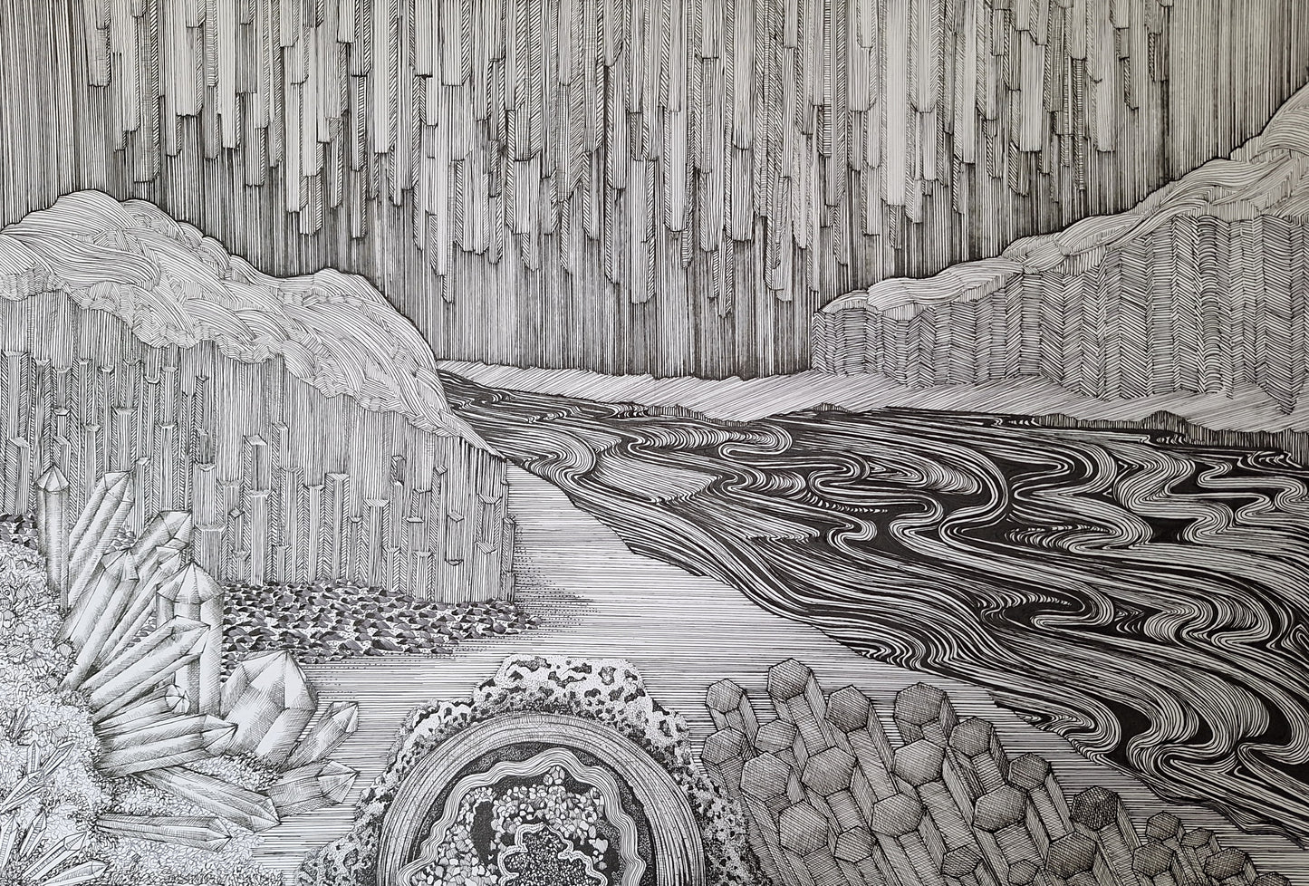 “Stones Flow” original