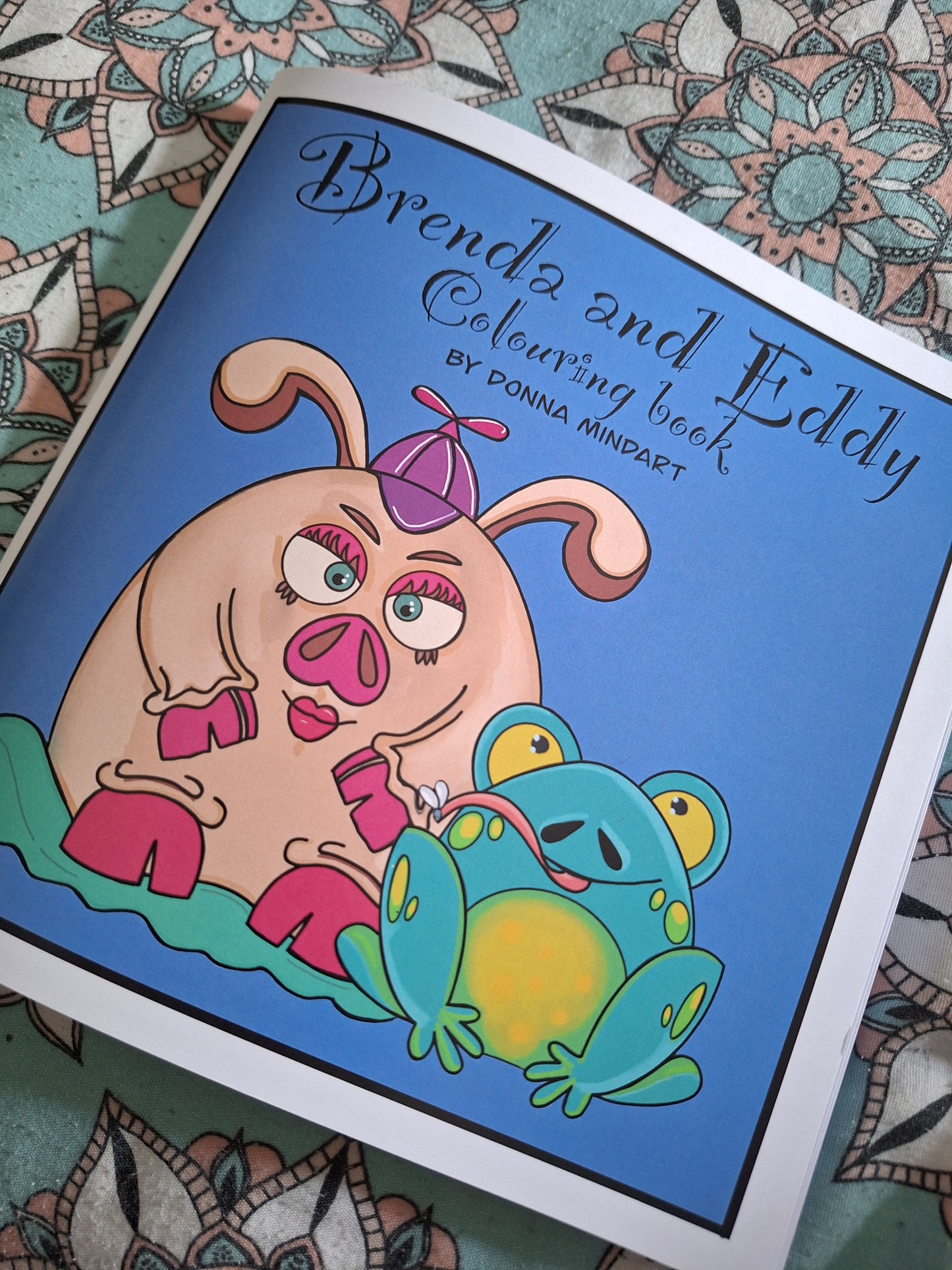 Brenda and Eddy colouring booklet
