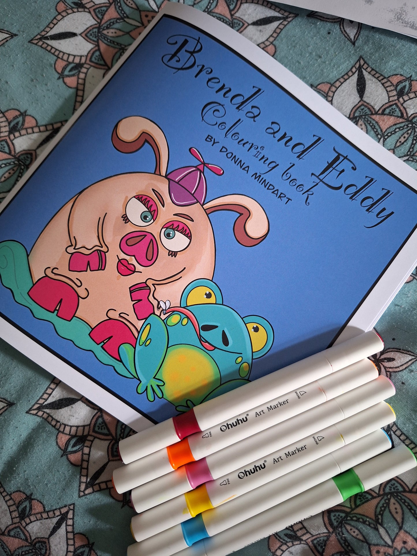 Brenda and Eddy colouring booklet