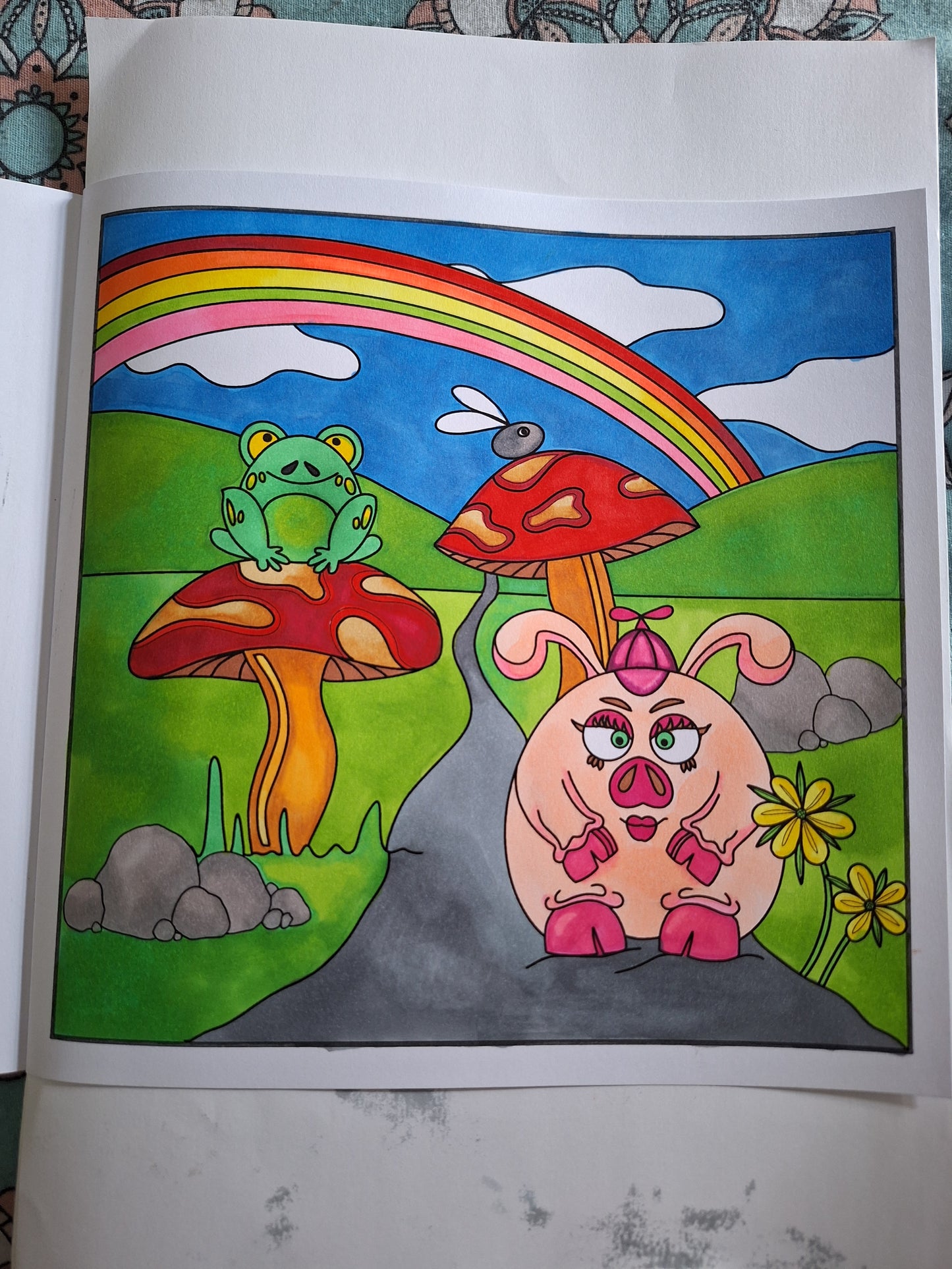 Brenda and Eddy colouring booklet